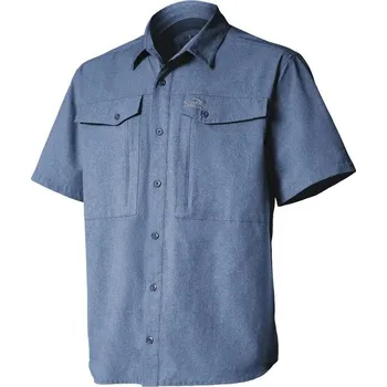 Rybářské oblečení Košile Geoff Anderson Zulo II Krátký Rukáv Modrá Velikost XL