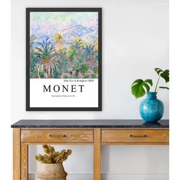 Obraz ASIR Dekorativní obraz Monet PALMOVÝ LES Polystyren 35x45cm