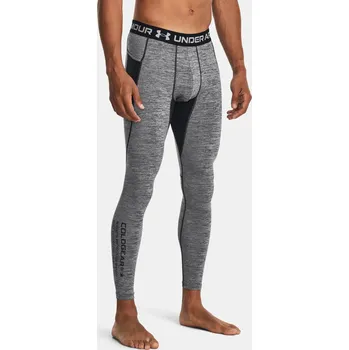 Pánské sportovní legíny Under Armour UA CG Armour Twist Lgs-GRY - šedé Velikost: M