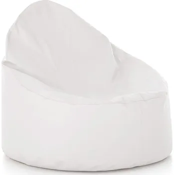 Sedací pytel SakyPaky Citron italská eko kůže sedací vak bílá