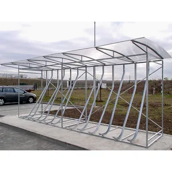 Popelnice HTI Jednostranný přístřešek na 14 kol PR 732