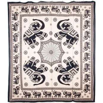 Přehoz na lůžko Přehoz double Happy Elephant béžová