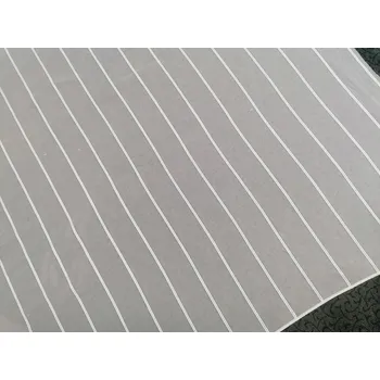 Záclona BYTEMA Voálová záclona bílá s proužky 265 cm 265 cm