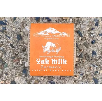 Mýdlo Himalife Ručně vyrobené mýdlo Yak Milk - Kurkumové mléko
