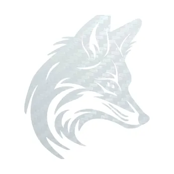 Samolepící dekorace SAMOLEPKA Liška 005 pravá hlava (51 - 3D karbon bílý) NA AUTO, NÁLEPKA, FÓLIE, POLEP, TUNING, VLASTNÍ TEXT, TISK, AUTOSAMOLEPKY.cz, POLEPY, OBRÁZEK, LOGO, SAMOLEPKY