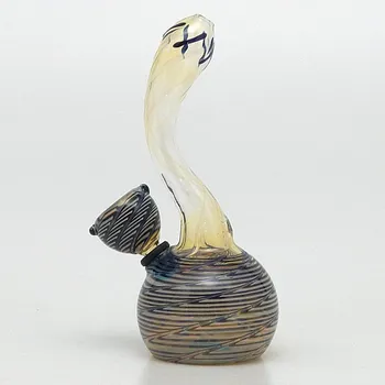 Bong Pyrex Cobra 16 cm modrá