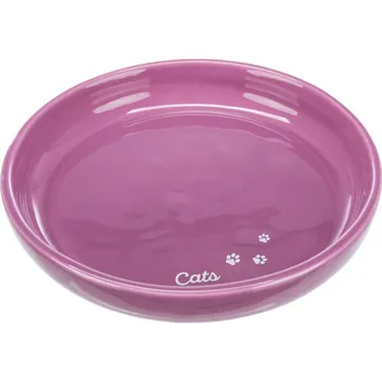 Miska pro psa Keramická miska TRIXIE ergonomická mělká (XXL) 18cm (0,35l) (MIX BAREV)