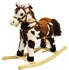 Houpací kůň Wiky Houpací kůň s efekty 71 x 30 x 62 cm strakatý