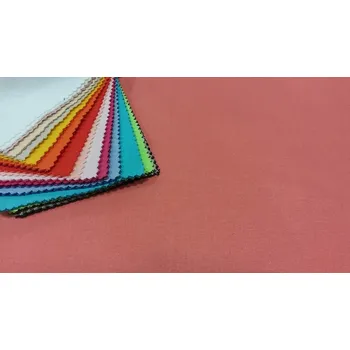 BYTEMA Bavlněná látka UNI korálová šíře 150 cm