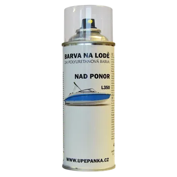 Barva ve spreji U PEPÁNKA s.r.o. BARVY NA LODĚ 2-K Polyuretanová barva nad ponor ve spreji 400ml Odstin: 053.TMAVĚ MODRÁ