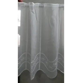 Záclona GERSTER záclona na vitrážku květy 45 cm