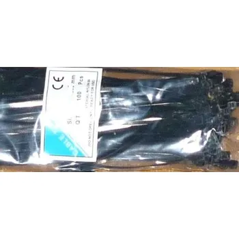 Stahovací páska Stahovací páska 4,8x450mm černá, balení 100ks