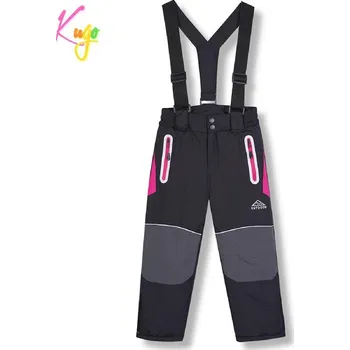 Dívčí kalhoty Kugo DK8230 černá 116