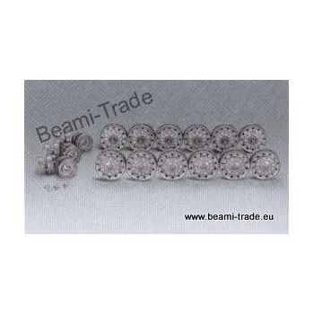 RC náhradní díl Kovová pojezdová kola na model KV1/KV2 (sada kovových pojezdových kol)