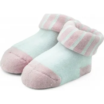 Capáčky Kojenecké ponožky 0-6 měsíců TBS007 růžová