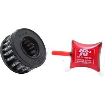 Filtr pro motocykl K&N univerzální kulatý filtr s vnějším průměrem 51 mm a výškou 27 mm