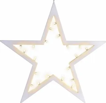 Vánoční osvětlení Nexos Trading 33221 hvězda 20 LED teplá bílá