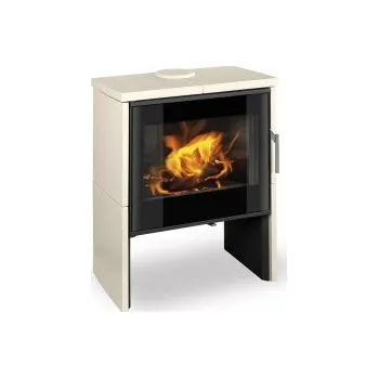 Krbová kamna ROMOTOP RIANO N02 krbová kamna 4,5-11,7kW, holubí šeď