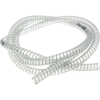 Chlazení pro motocykl Diverse / Import Průhledná hadice k chladiči nebo odvětrání, se spirálou, 1m d=9mm 13011