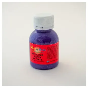 Výtvarná barva ARTEMISS Metalické barvy na textil 70g, tyrkysová