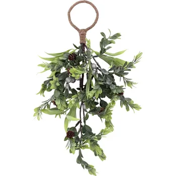 Vánoční dekorace Chic Antique Dekorativní závěsná větvička se šiškami a bobulemi