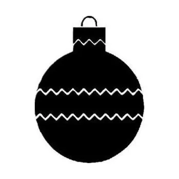 Baňka - plastová šablona V2 Rozměr: B 14,5x14,5cm