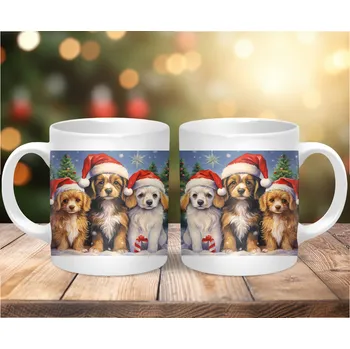 Hrnek 330ml, PEJSCI S ČEPICÍ, cena za 1 ks