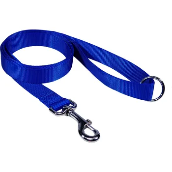 Vodítko pro psa BAFPET Popruhová vodítka JEDNOBAREVNÁ Barva: Modrá, Rozměr: 25mm x 150cm 18204J