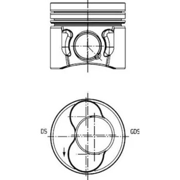 Motor automobilu Píst KOLBENSCHMIDT 40422600