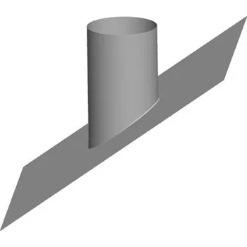Pánev Přechod Wolf přes šikmou střechu DN225 (pánev) se sklonem 25 - 30°