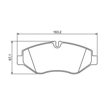 Brzdová destička Brzdové destičky 29229 pro IVECO Daily 13198