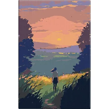 Dětské zboží Malování podle čísel - Rozjímání - 40x60 cm, bez dřevěného rámu - CZ výroba