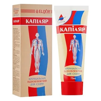 Tělový krém Elixir Krém-balzám Kapilár - regenerační na cévy 75ml