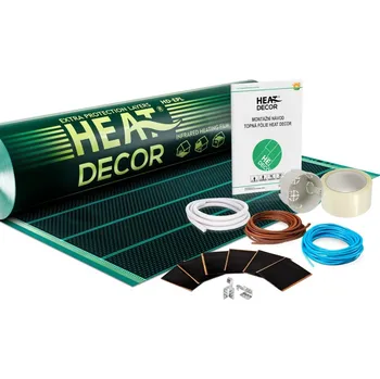 Topná rohož Heat Decor Topná fólie HD-EPL 220 W/bm (220 W/m2), sada s příslušenstvím Plocha topné fólie (m2): 20