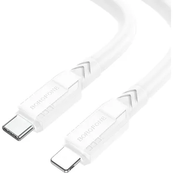 Kabel Borofone BX81 Goodway - Type C to Lightning - PD 20W 1 metr bílý