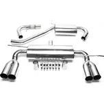 TA Technix sportovní nerezový duplex výfuk VW Golf V htb + GTi (1K, 03-09) kromě 4Motion, 2x 76 mm rovná nerezová koncovka bez pertlu pro obě strany