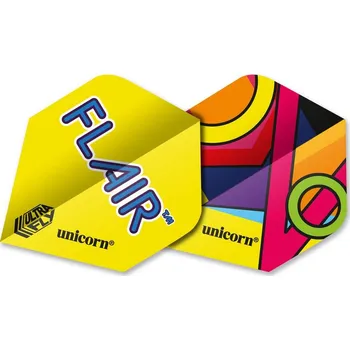 Šipka Letky na šipky Unicorn Ultrafly.100 plus Flair Flight 2, 100 mikron