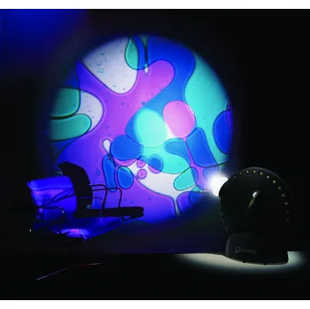 Lampa pro světelnou terapii Mathmos Space projektor, oil disk fialová-modrá