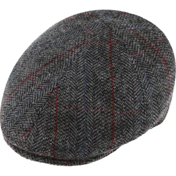 Čepice Fiebig - Headwear since 1903 Pánská vlněná zimní šedá bekovka - Fiebig Velikost: 59 cm (L)