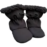 Softshellové capáčky s beránkem černé s brzdičkou 4-5 let Černá