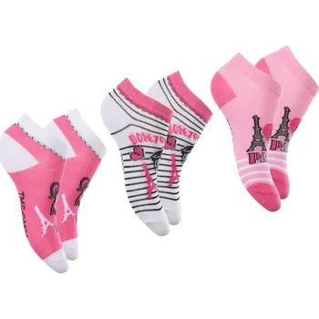 LOL SURPRISE Dívčí kotníkové ponožky L.O.L.SURPRISE PACK 1 Velikost: 31-34