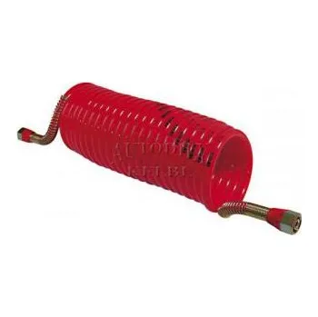 Příslušenství ke kompresoru Vzduchová hadice - spirálová, s matkami M18x1,5 červená 401A