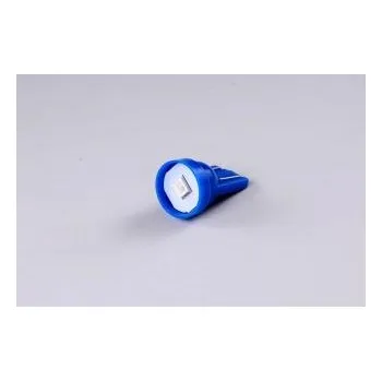 Autožárovka LED žárovka 2ks 24V 5W W2,1x9,5d modrá rozptylová čočka 14729