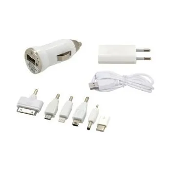 Univerzální nabíječka na mobilní telefon, tablet, iPhone 220/24/12V 14501