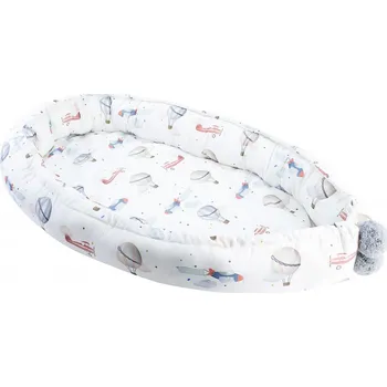 Hnízdečko pro miminko myHummy NOVOROZENECKÝ KOKON, LETADLA