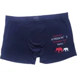 Pánské bambusové boxerky Slon MO252 Barva: tmavě modrá, Velikost: M