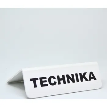 Zarážka na knihu Rozřaďovač s nápisem - TECHNIKA