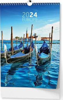 Kalendář Baloušek Tisk Nástěnný kalendář A3 Europe 2024