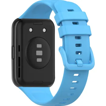 Příslušenství k chytrým hodinkám Jednobarevný náhradní řemínek pro Huawei Fit 2 Barva: Nebesky modrá, Pro Přístroj: Huawei Fit 2