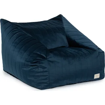 Sedací pytel Nobodinoz Sedací vak Chelsea Eco-Velvet Night Blue
